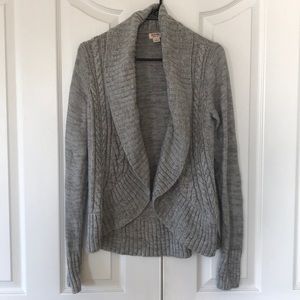 Large Mossimo Supply Co. cable knit open sweater